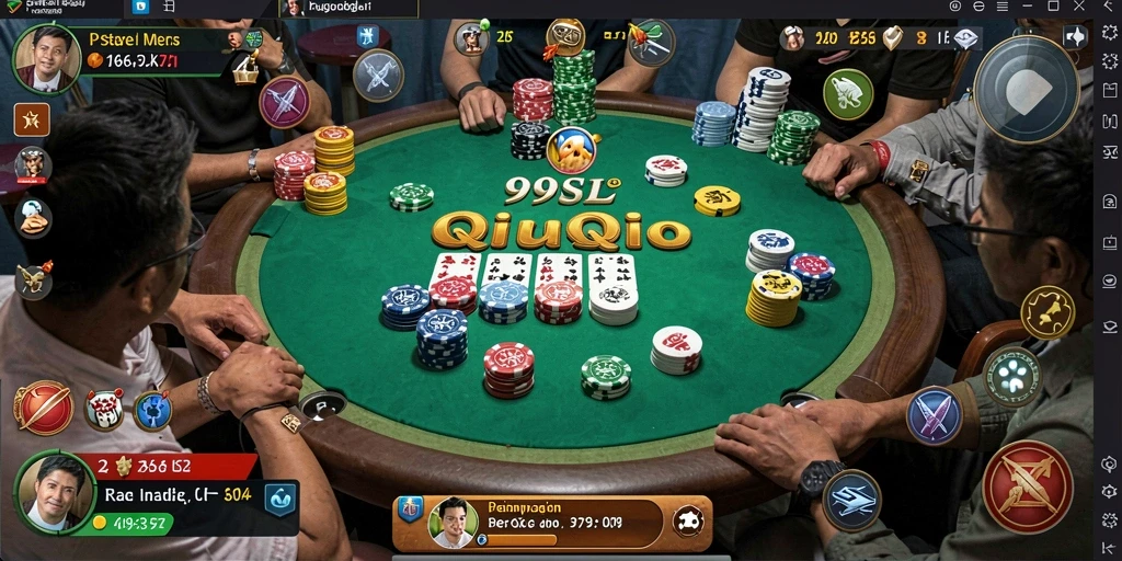 Tampilan gameplay QiuQiu yang menarik di 99SL.