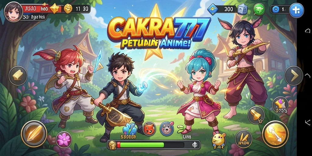 Tampilan gameplay seru dan dinamis di CAKRA777.