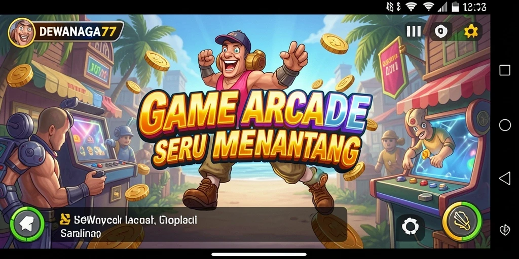 Tangkapan layar dari gameplay seru DEWANAGA77.