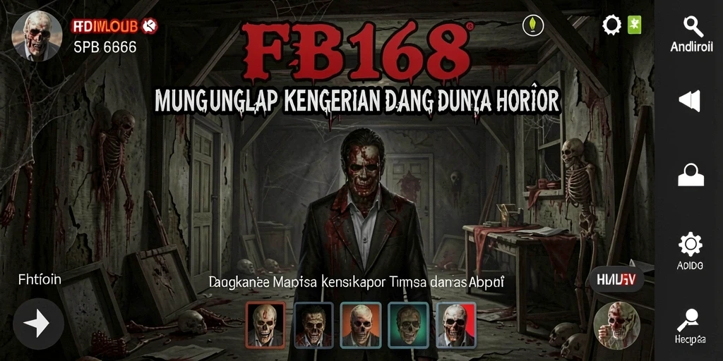 Screenshot FB168 menampilkan karakter yang terjebak dalam kegelapan.