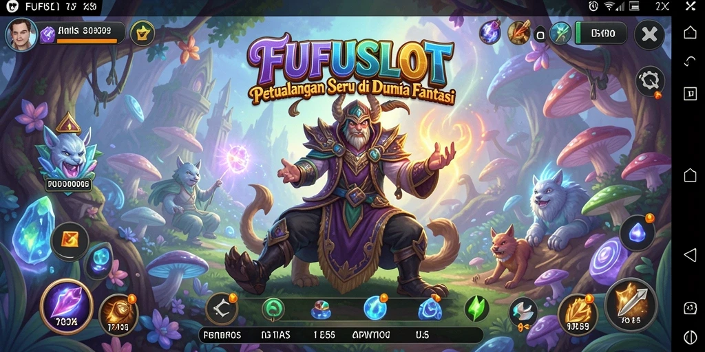 Tangkapan layar penuh warna gameplay FUFUSLOT yang mendebarkan.