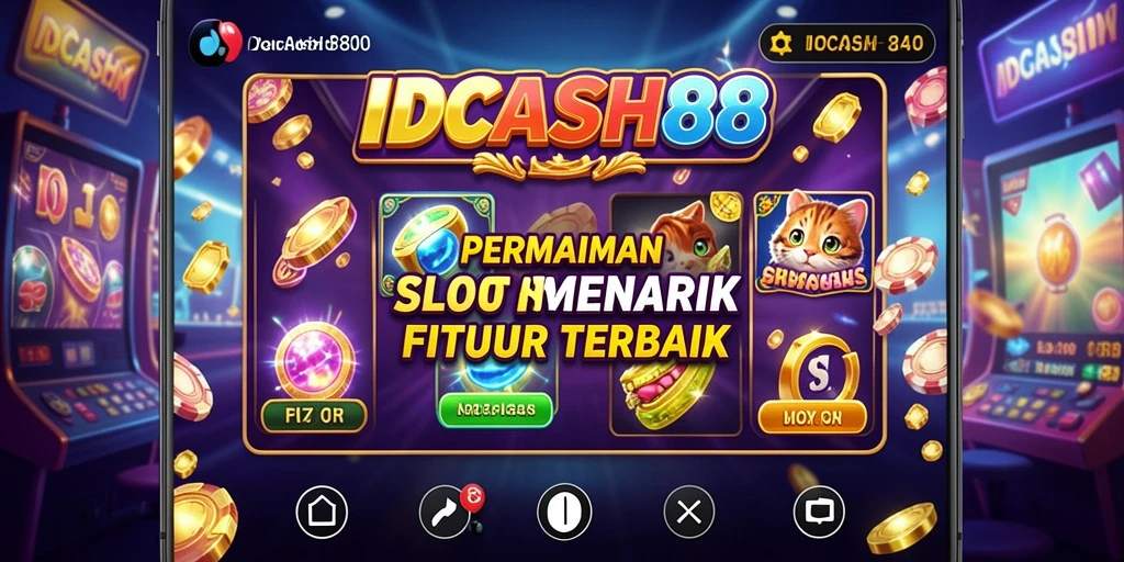 Screenshot gameplay Slot IDCASH88 yang penuh keseruan.