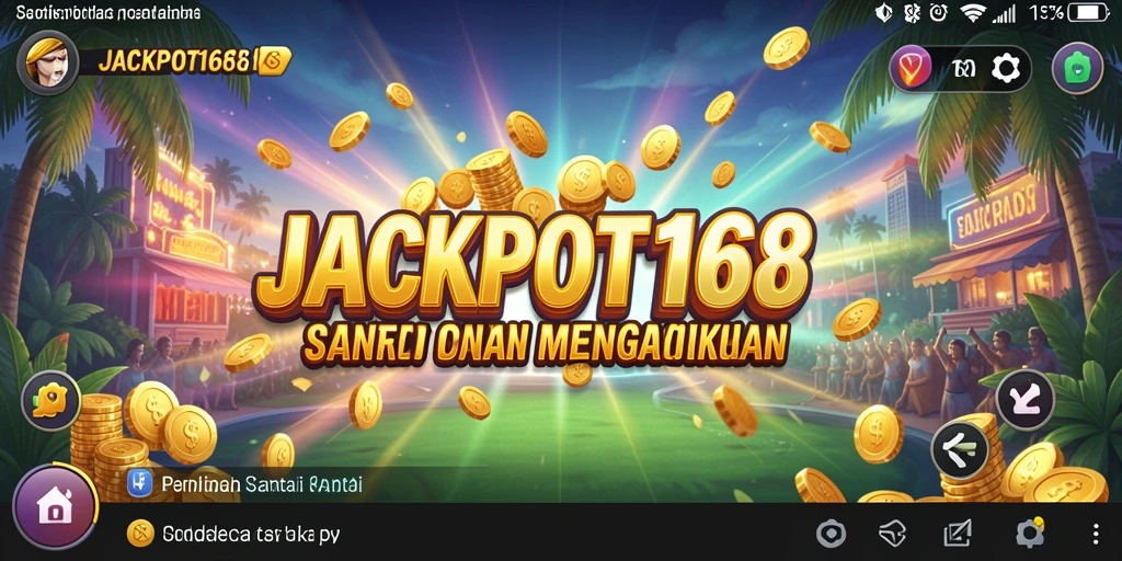 Tangkapan layar JACKPOT168 menampilkan gameplay yang menyenangkan dan interaktif.