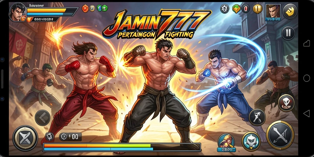 Tampilan gameplay JAMIN777 yang mendebarkan dan penuh aksi.