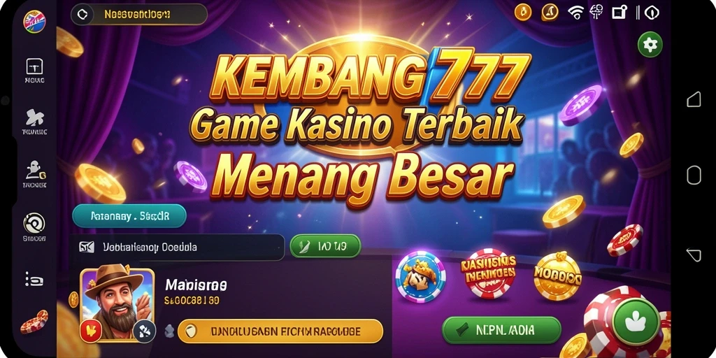 Tampilan gameplay KEMBANG777 menunjukkan keseruan permainan kasino.