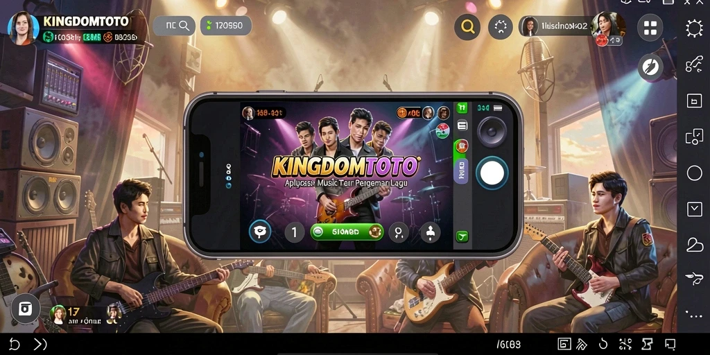 Tampilan gameplay dari aplikasi KINGDOMTOTO yang menyenangkan.