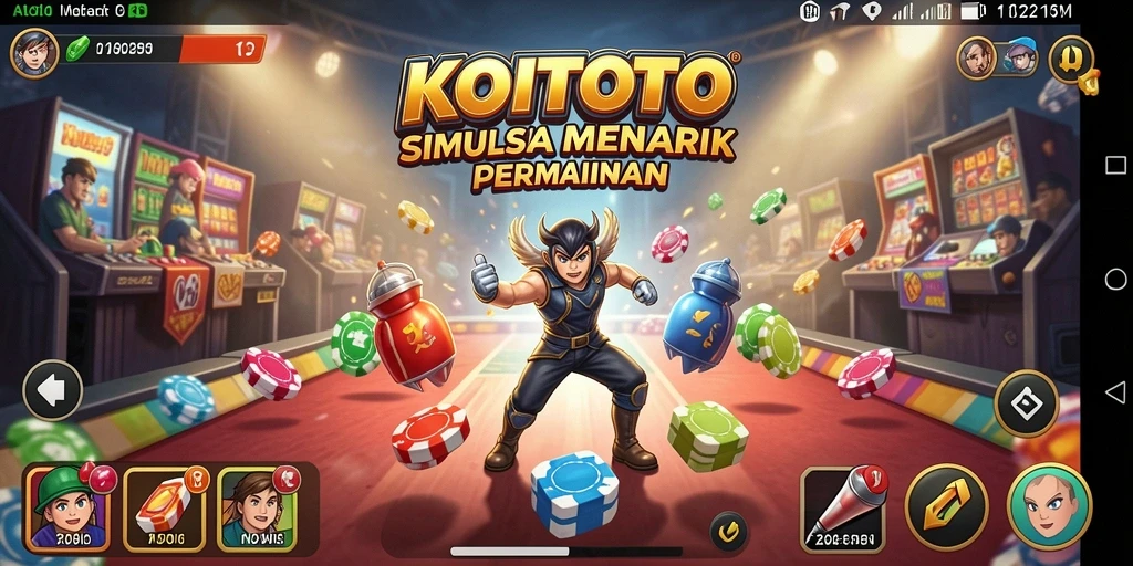 Tampilan gameplay kreatif dan interaktif dari KOITOTO.