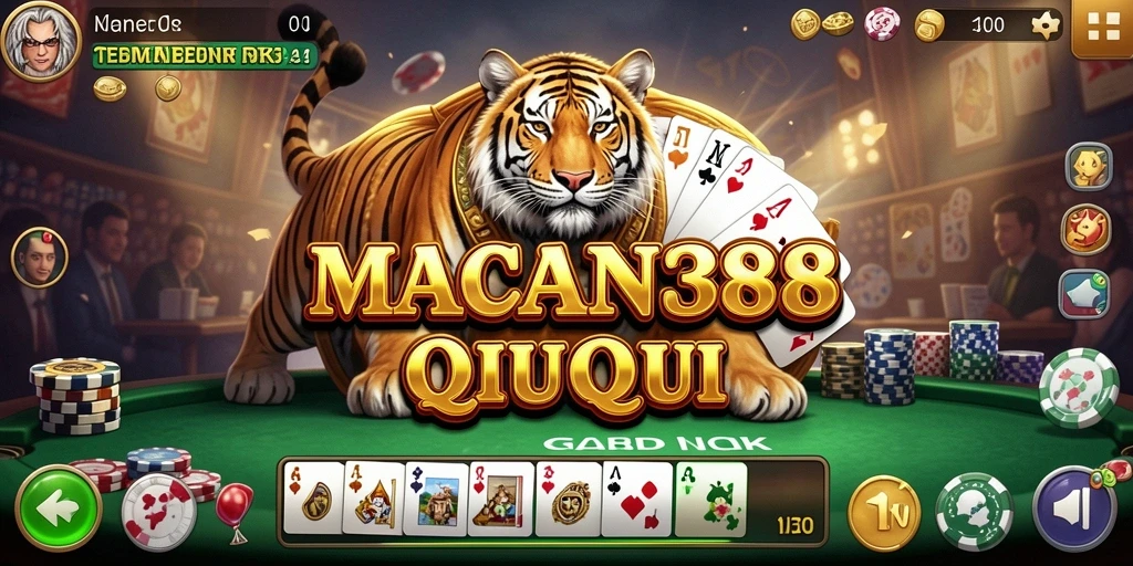 Tampilan gameplay QiuQiu yang seru dan interaktif.