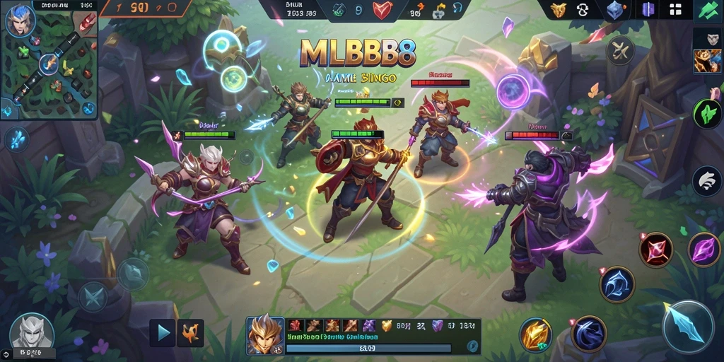 Tampilan gameplay menarik dari game Bingo MLBB8.