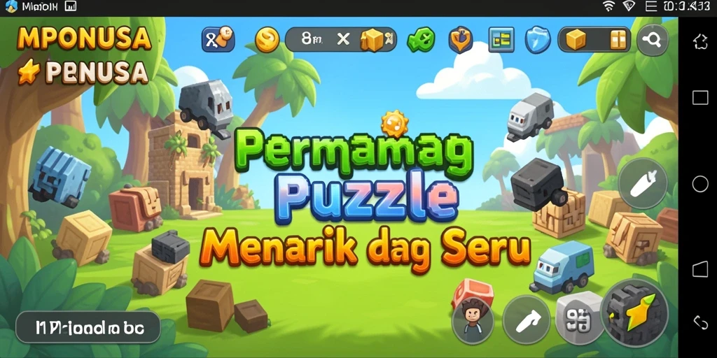 Tampilan gameplay MPONUSA yang menarik dan penuh warna.