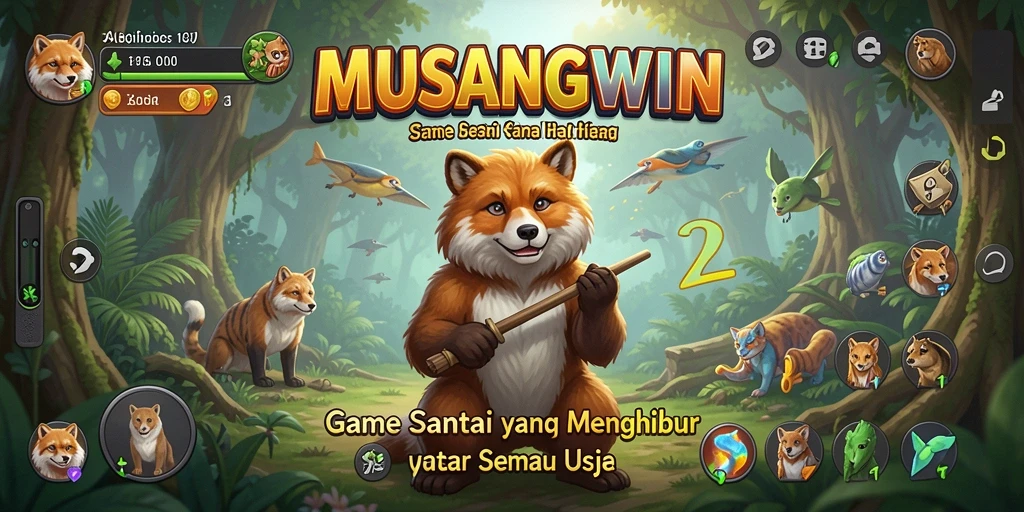 Tampilan gameplay seru dari MUSANGWIN yang menghibur dan menarik.