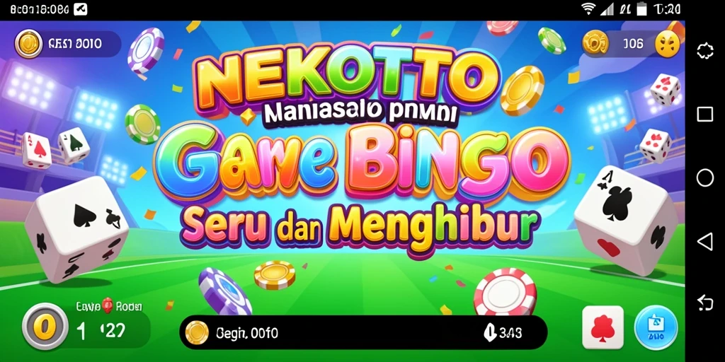 Tampilan permainan Bingo yang menarik di NEKOTOTO.