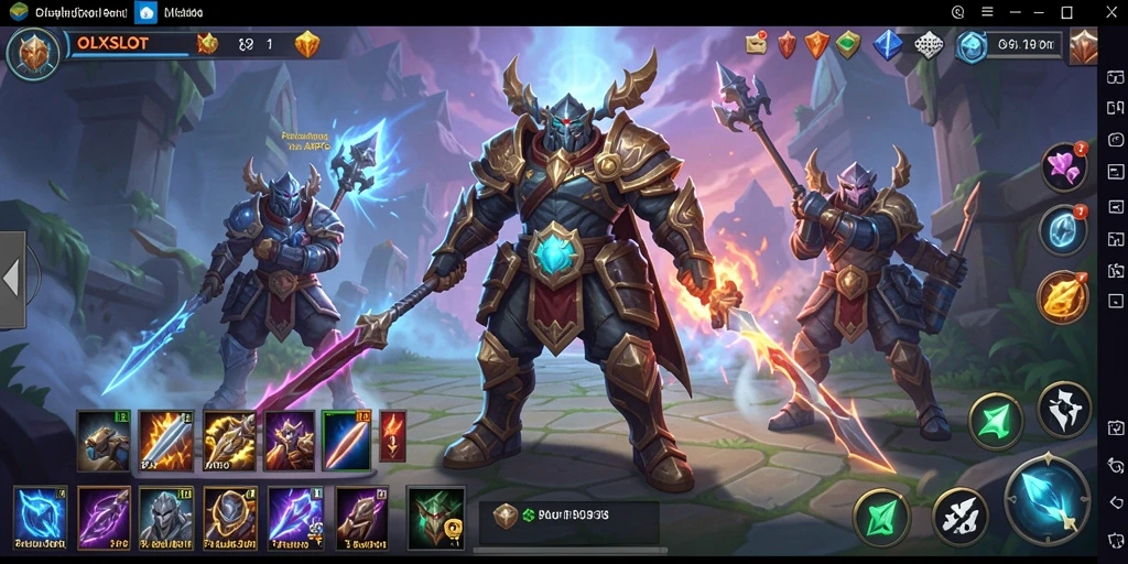 Tampilan gameplay epik dalam dunia ARPG OLXSLOT.