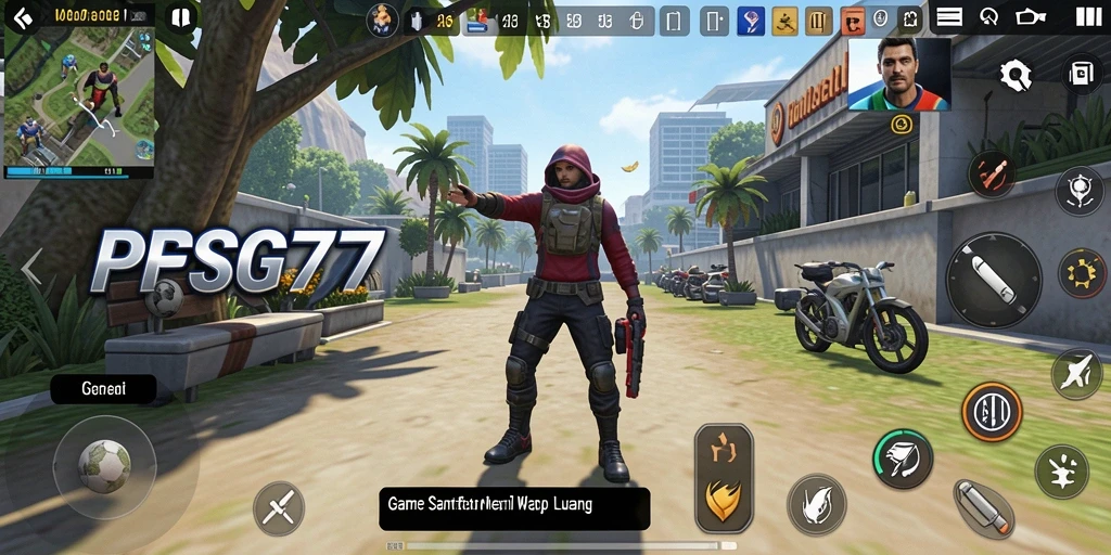 Screenshot utama PSG77 menampilkan gameplay seru dan menyenangkan.
