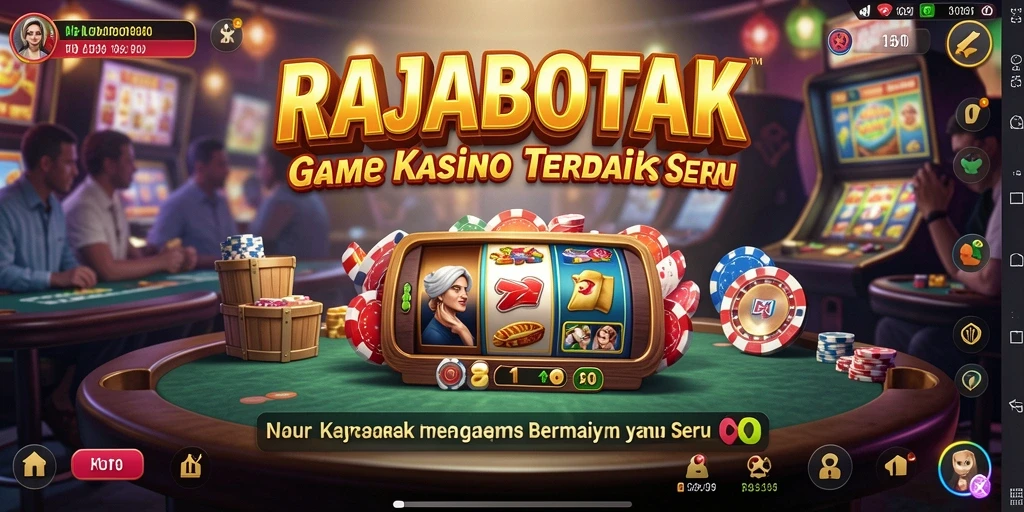 Tampilan gameplay seru dan interaktif di RAJABOTAK.