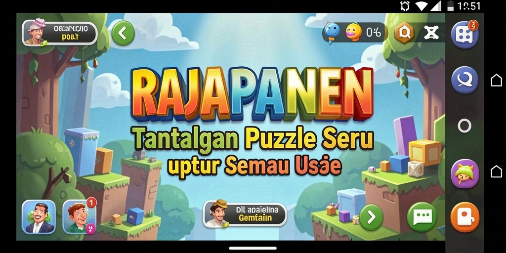Tampilan gameplay RAJAPANEN yang menantang dan mengasyikkan.