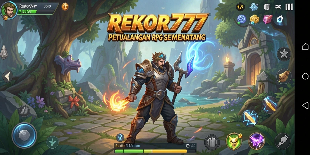 Tampilan gameplay seru di dunia fantasi REKOR777.