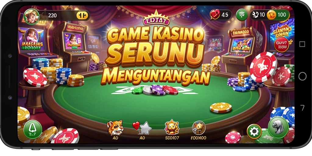 Tampilan menarik dari gameplay Kasino di SD107.
