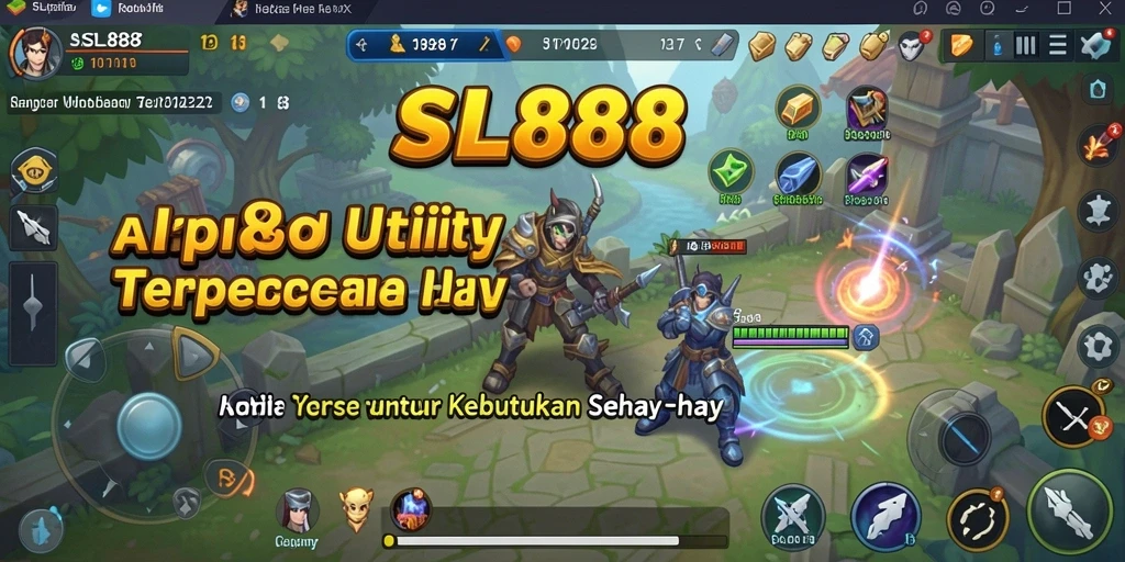 Tampilan utama SL888 dengan berbagai fitur untuk meningkatkan produktivitas.