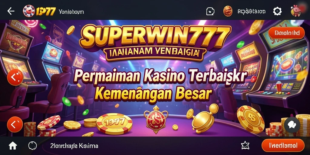 Tampilan gameplay yang menarik dari SUPERWIN777 dalam permainan Kasino.