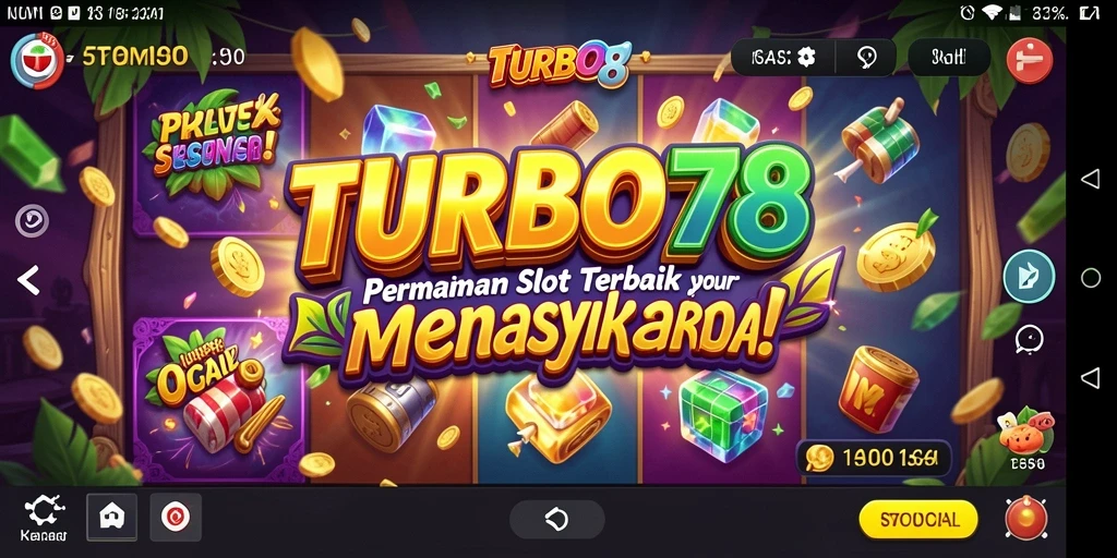 Tampilan aksi gameplay yang mengesankan dalam TURBO78.