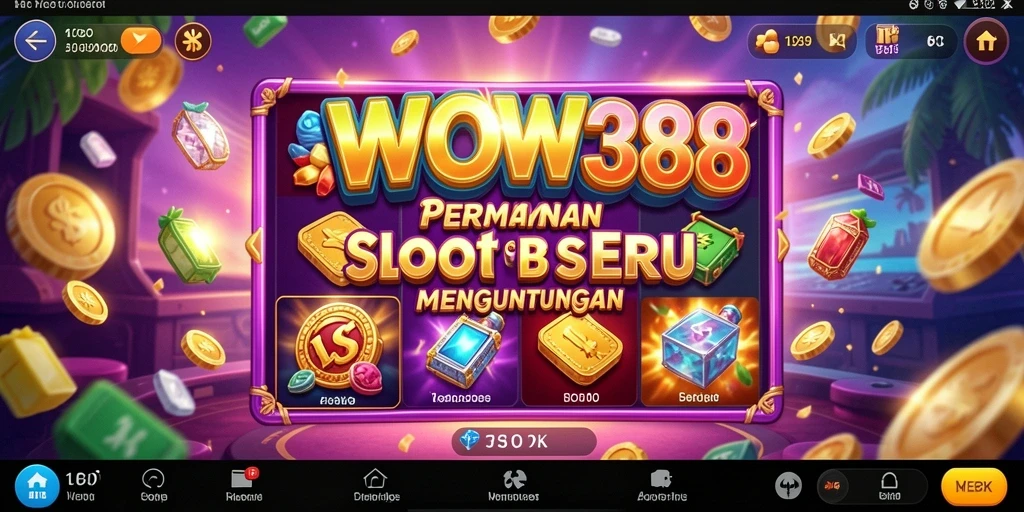 Tampilan gameplay slot WOW388 yang mengasyikkan dan interaktif.