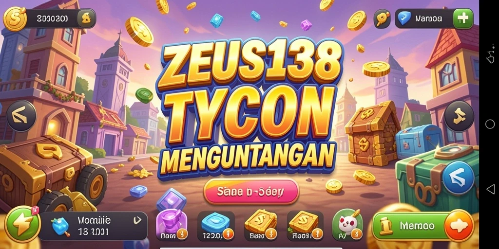 Gameplay menarik dari ZEUS138 yang menunjukkan aspek Tycoon.